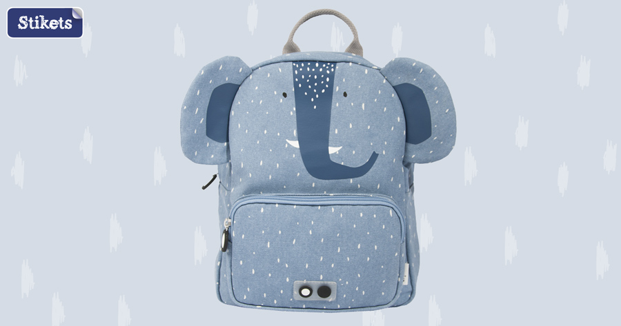Mrs. Elephant Trixie large Backpack Customizable - Stikets