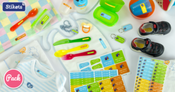 ¿Qué llevar a la guardería y parvulario? – Lista material necesario de 0 a 6 años Pack de etiquetas Stikets