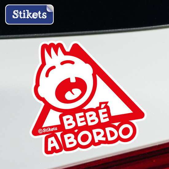 Pegatinas bebé a bordo